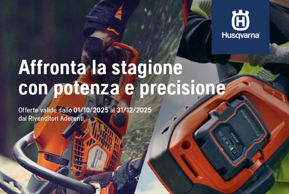 Promozioni 2025 - Motoseghe Husqvarna