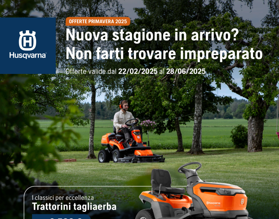 Promozioni 2025 - Primavera Husqvarna